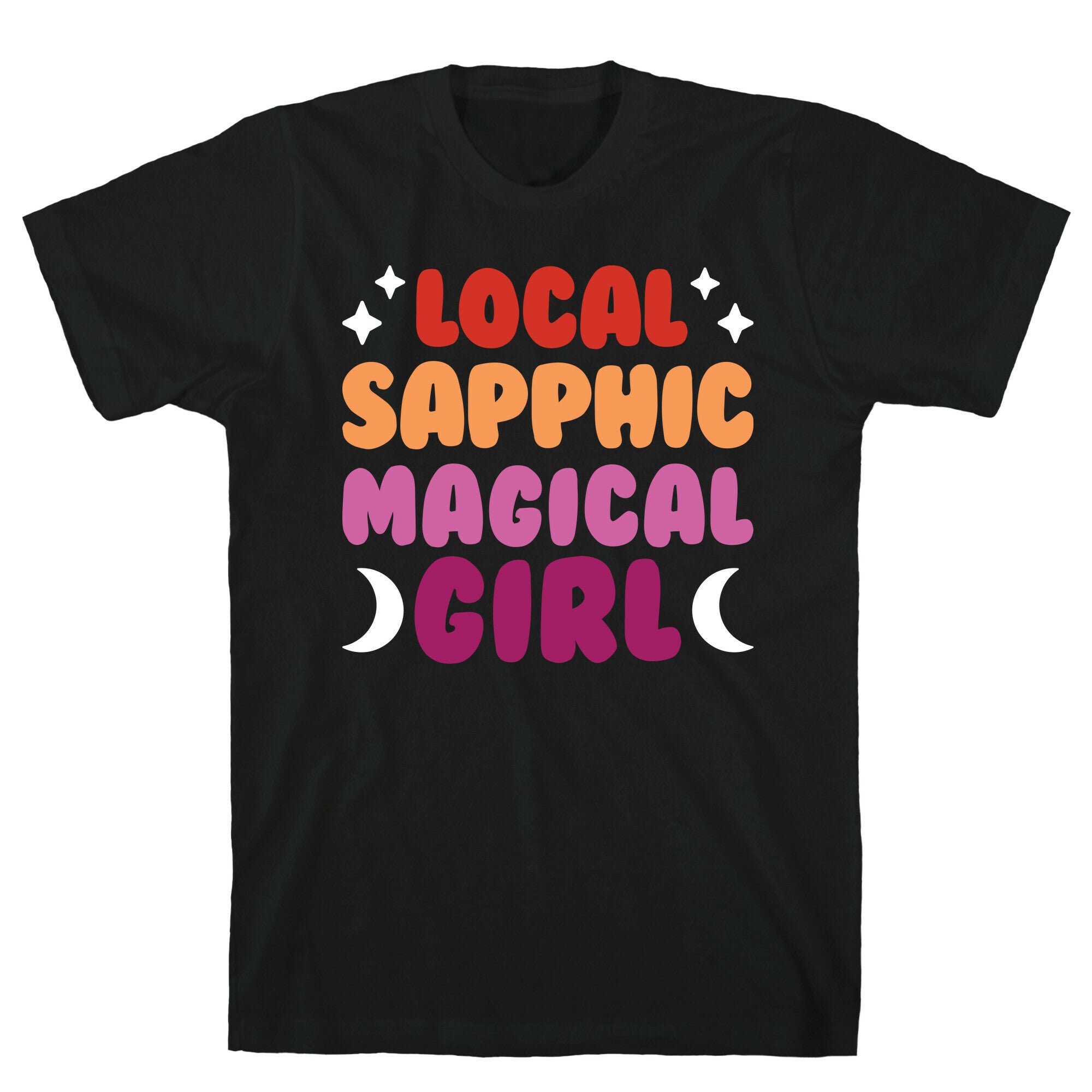 Local Sapphic Magical Girl T-Shirt